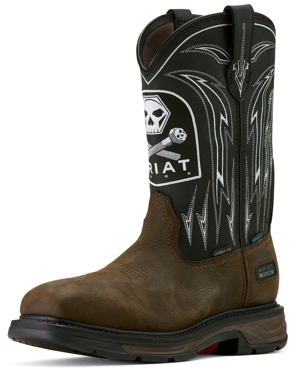 ARIAT Men's Workhog XT Bolt Skull Waterproof Carbon Toe Work Boot – Ak ...