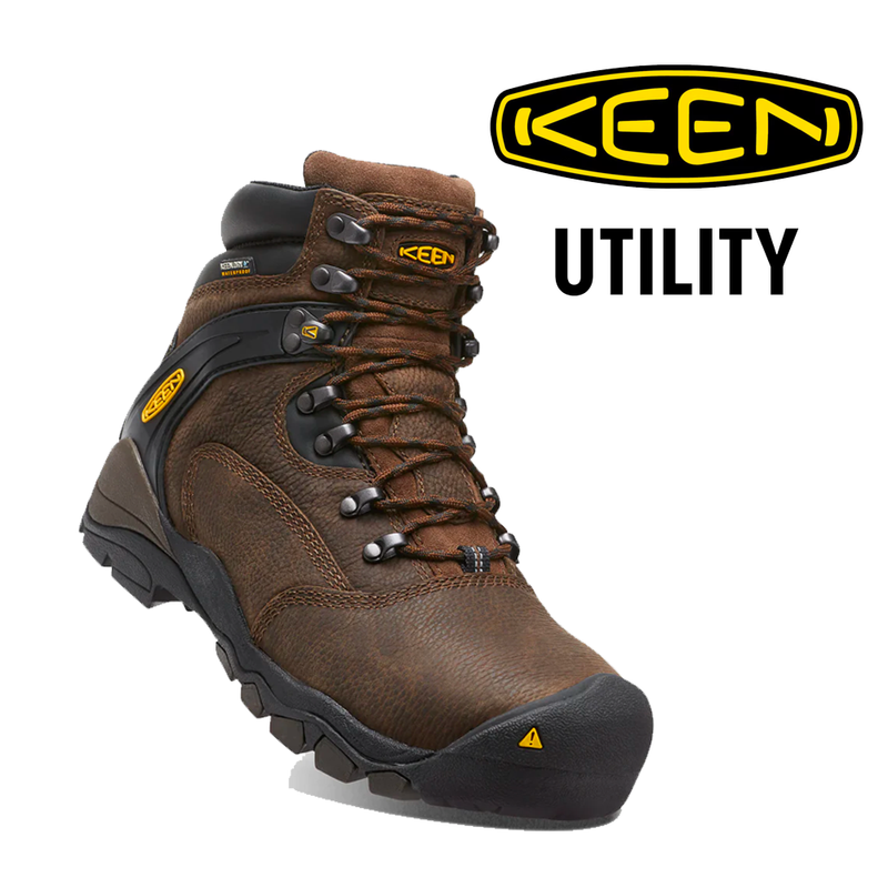 KEEN Men's Lousville 6 Inch Waterproof Steel Toe 1015401