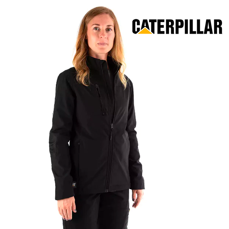 CATERPILLAR Women's Grid Fleece Bonded Softshell Work Jacket 1040004