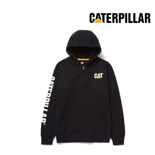 Sudadera con capucha y cremallera completa CATERPILLAR para mujer con la marca registrada 1050005