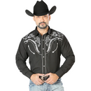 EL SENOR DE LOS CIELOS Men's  Embroidered Cowboy Shirt Long Sleeve 126691