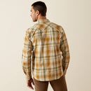 Camisa de manga larga con broches retro Halston para hombre de ARIAT 10054711