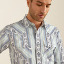 ARIAT Camisa Heller Retro Snap LS para hombre 10054704