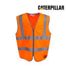 Chaleco de seguridad con cremallera de alta visibilidad CATERPILLAR para hombre 1320025