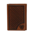 ARIAT Basketweave Trifold Wallet
