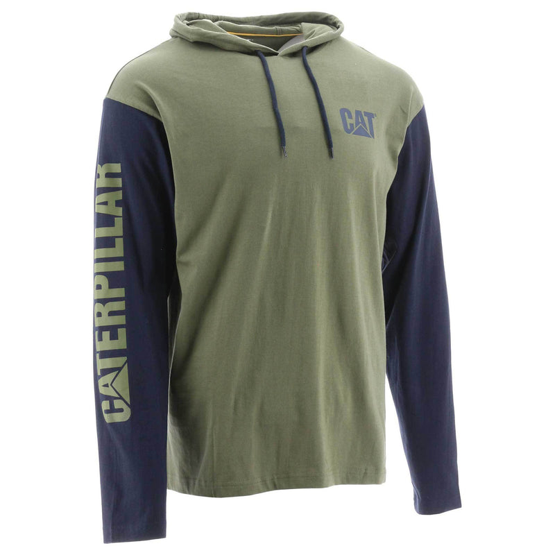 CATERPILLAR Men's UPF Hooded Banner L/S Tee 1510425