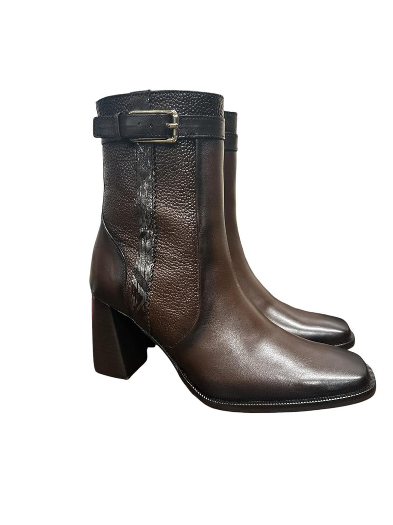 CUADRA Women's Boot Dark Brown Cowhide FC906