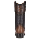 CUADRA Men's Black Leather Stingray Laser Narrow Square Toe CU628