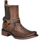 CUADRA Men's Hand-Painted Python Leather Ankle Boots CU689