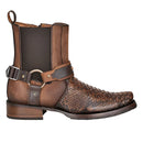 CUADRA Men's Hand-Painted Python Leather Ankle Boots CU689