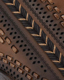 CUADRA Women's Riding Style Honey Contrasting Boot , Honey