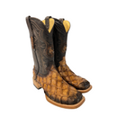 EL GENERAL Men's Genuine Leather Monster Fish Pirarucu Western Boots