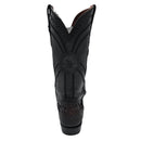 CUADRA Men's 8 Inch Python Exotic Embroidery & Laser Woven Narrow Square Toe Western Boot CU849