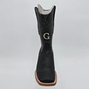 EL GENERAL Men's Genuine Leather Phyton Square Toe Rodeo Western Boots PI013