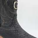 EL GENERAL Men's Genuine Leather Phyton Square Toe Rodeo Western Boots PI013