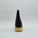 ESTABLO Men's Chelsea Round Soft Toe Work Boot, Shedron