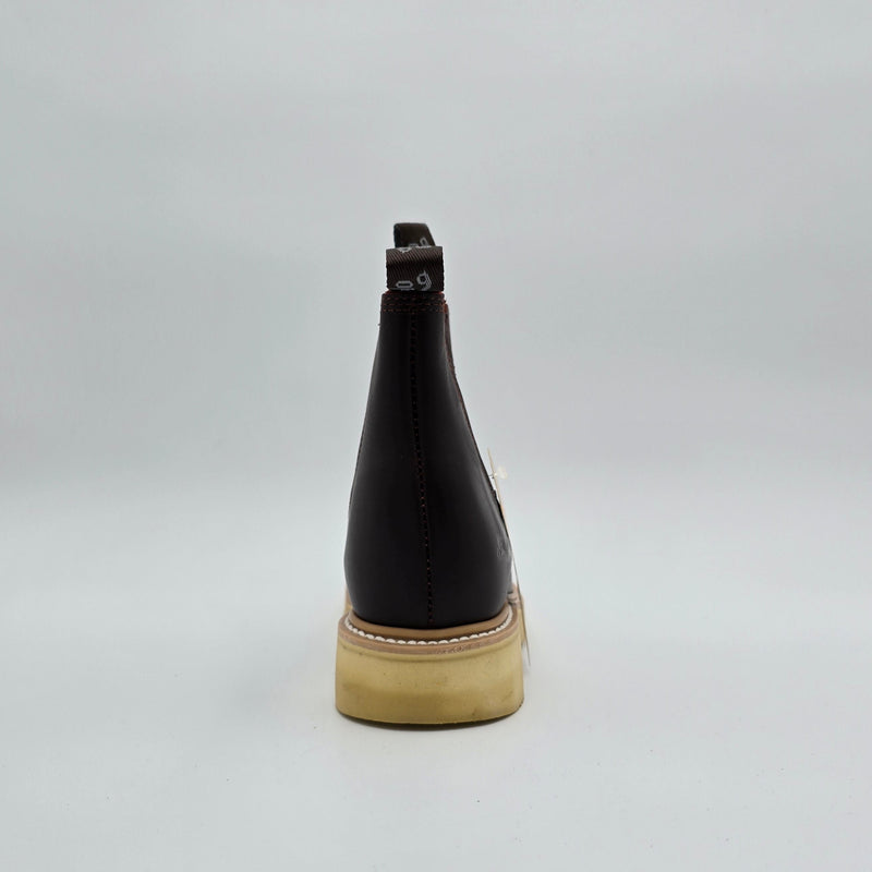 ESTABLO - Bota de trabajo Chelsea con punta redonda y suave para hombre 321