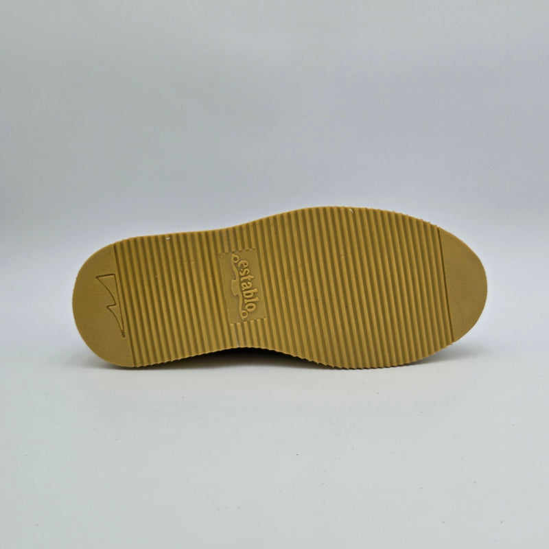 ESTABLO - Bota de trabajo Chelsea con punta redonda y suave para hombre 321