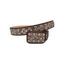 Men's Belt Grabado perforado laser 2225