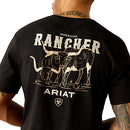 Camiseta de manga corta ARIAT American Rancher para hombre 10052018 