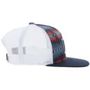 HOOEY Doc Hooey Patch Logo 5-Panel Trucker Cap, Navy