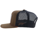 HOOEY Liberty Roper 6-panel Trucker Cap, Brown