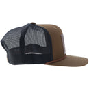 HOOEY Liberty Roper 6-panel Trucker Cap, Brown