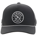HOOEY Draw Cowboy Golf Patch 5-Panel Trucker Cap, Charcoal