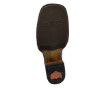 JAR BOOTS Bota vaquera de imitación de caimán para hombre con punta de bulldog 2622