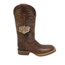 JAR BOOTS Men's Python Bulldog Toe Western Boot 2654