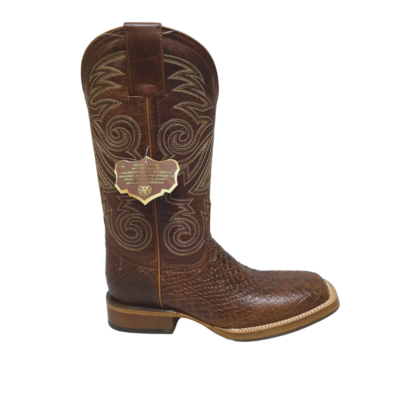 JAR BOOTS Men's Python Bulldog Toe Western Boot 2654