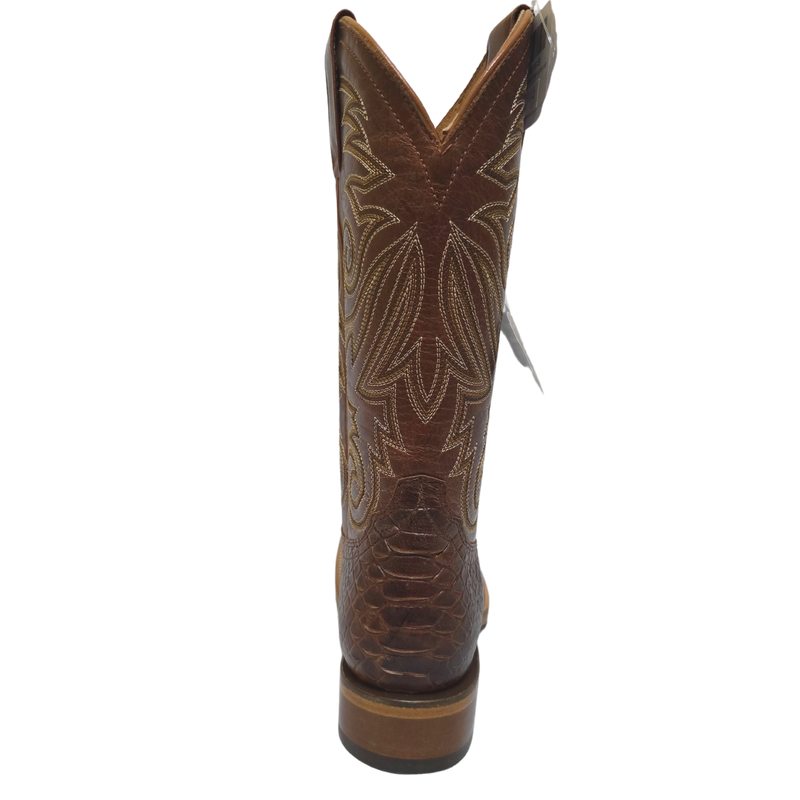 JAR BOOTS Men's Python Bulldog Toe Western Boot 2654