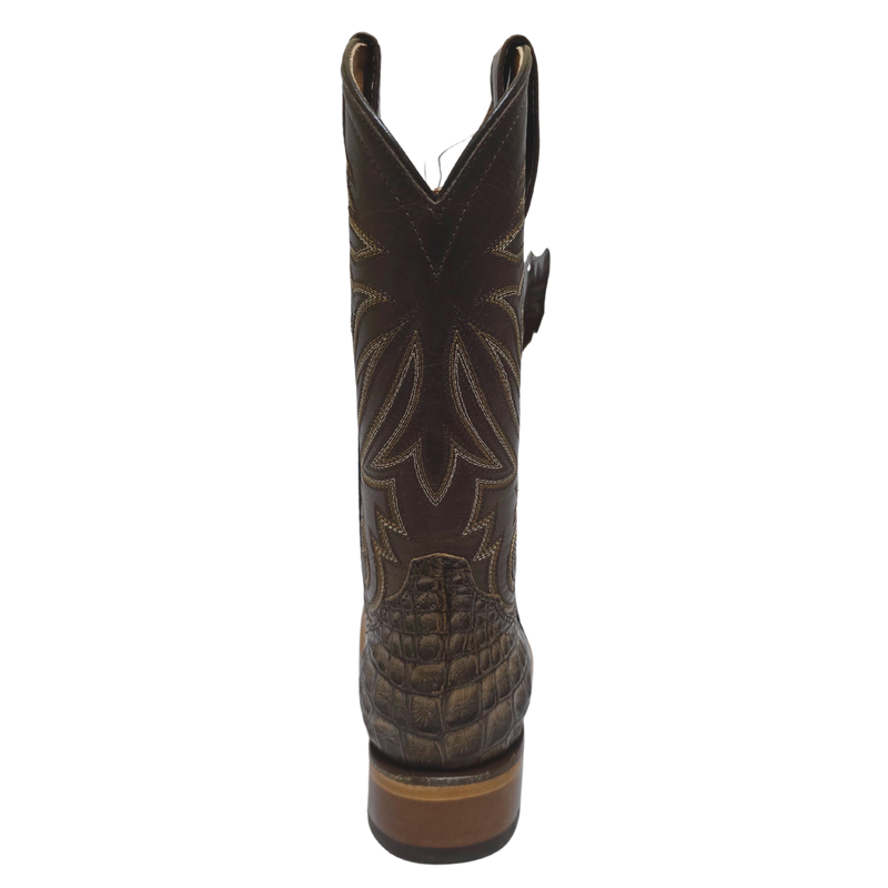 JAR BOOTS Men's Crocodile Square Toe Western Boot 2658