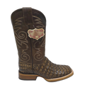 JAR BOOTS Bota vaquera de punta cuadrada de cocodrilo para hombre 2658