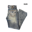 LAMASINI Jeans elásticos de corte bota para hombre LAM12101