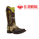 EL GENERAL Men's Rodeo Western Boot, Brown