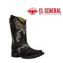 Bota vaquera de punta cuadrada estilo rodeo EL GENERAL para hombre 34313