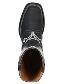 Bota vaquera de punta cuadrada estilo rodeo EL GENERAL para hombre 34313