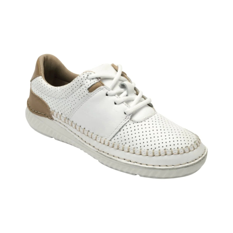 LOBO SOLO WOMEN'S SHOES 3522 MIA LEATHER WHITE ID 44170