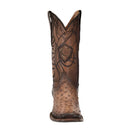 CUADRA Men's Engraved Exotic Ostrich Leather Boot CU744