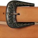 Cinturón vaquero de cuero genuino para hombre EL GENERAL 44662