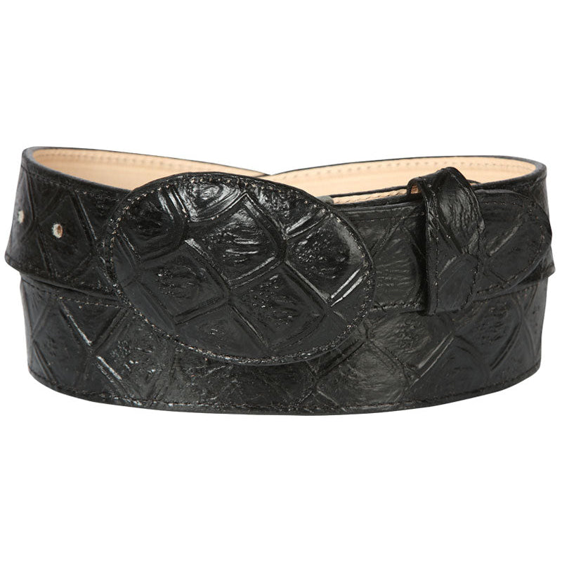 Cinturón estilo western con estampado de piragüismo y pez monstruo para hombre de EL GENERAL