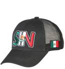 EL GENERAL Men's Mexico Flag Color Embroidery Cap