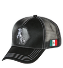 EL GENERAL Men's Mexico Flag Color Embroidery Cap