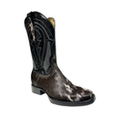 EL GENERAL Men's Rodeo Cowhide  Western Boot, Black
