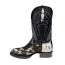 EL GENERAL Men's Rodeo Cowhide  Western Boot, Black