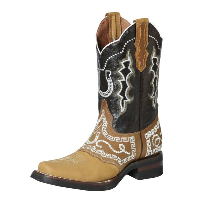 EL GENERAL Men's Rodeo Embroidery Western Boot 51111