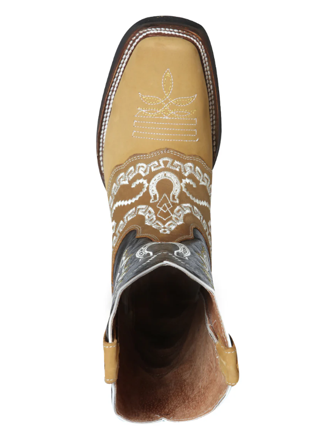 EL GENERAL Men's Rodeo Embroidery Western Boot 51111