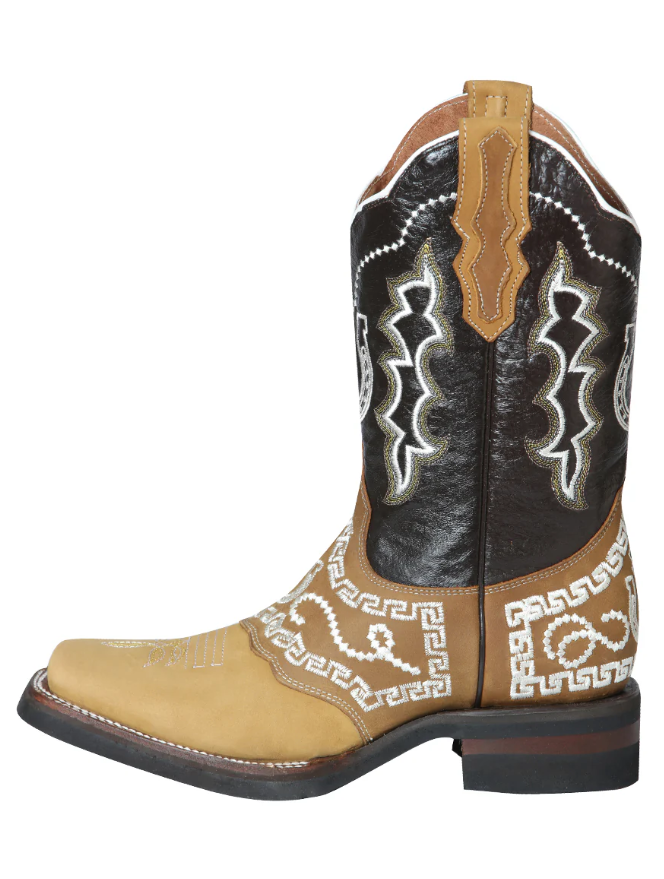 EL GENERAL Men's Rodeo Embroidery Western Boot 51111
