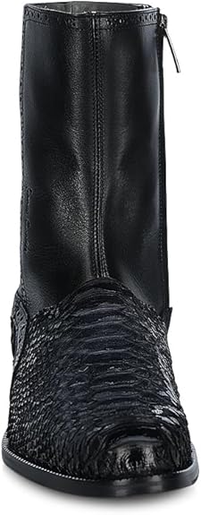 CUADRA Men's Grey Python R/ Black Cowhide Boot FC880